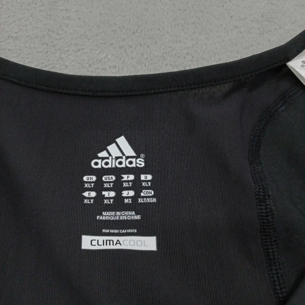 Adidas Tank Mens XLT Black Techfit Compression NWT Basektball